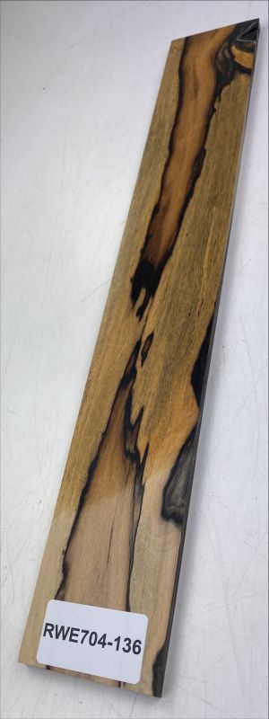 Fretboard Royal White Ebony, 520x75x9mm Unique Piece #136